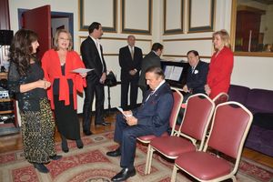 Christine Ranck, Randi Levine Miller, James Valenti, Steven Maglio, Michael Lavine, L Photo