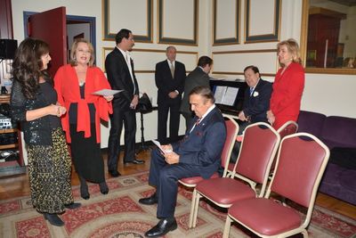 Christine Ranck, Randi Levine Miller, James Valenti, Steven Maglio, Michael Lavine, L Photo