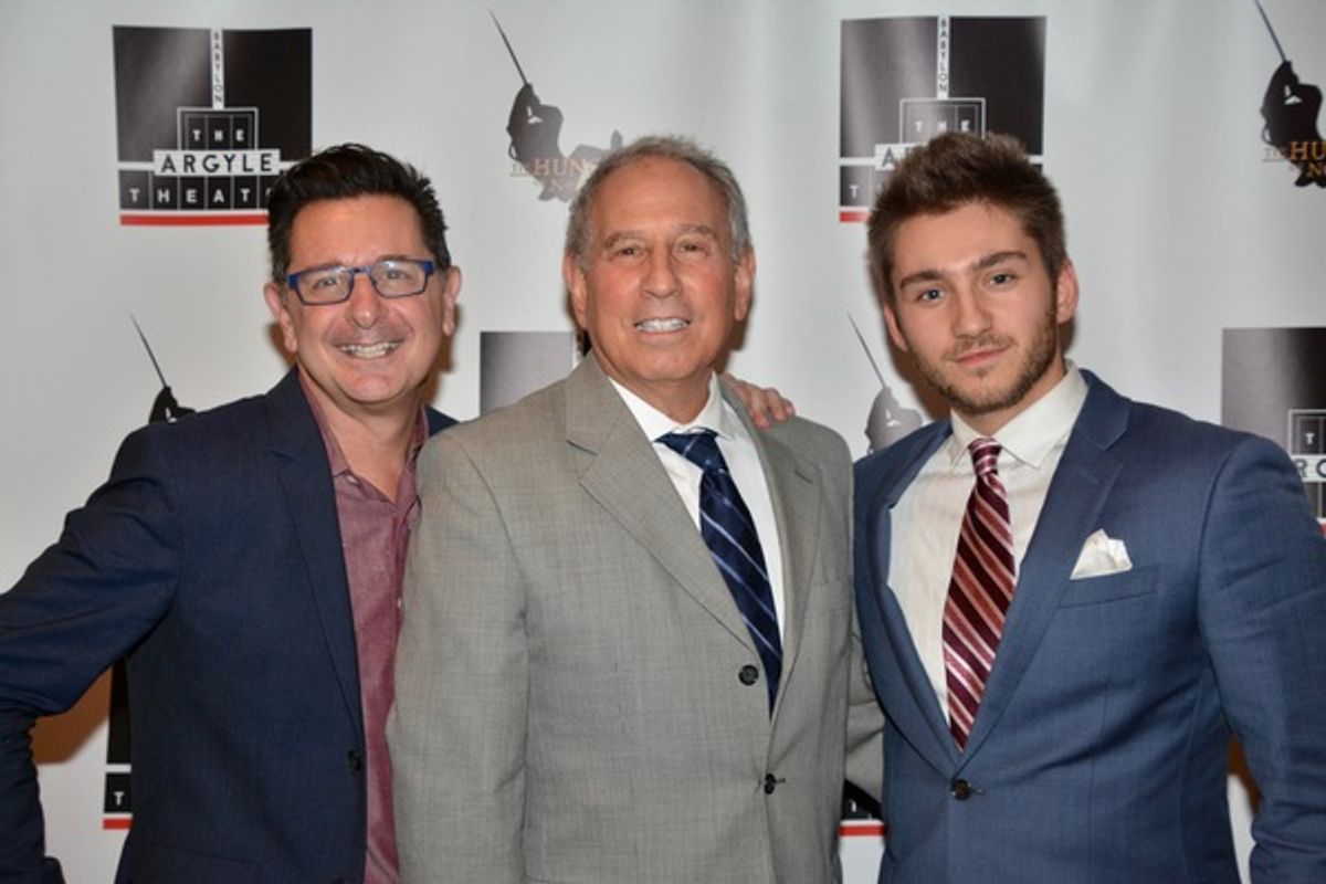 Evan Pappas, Marty Perlman and Dylan Perlman at 