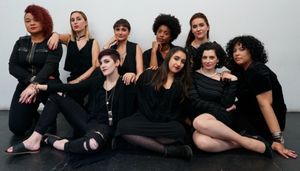 Cast and Crew. Left to right: Yudelka Heyer, Barbara Bernardi, Alana DeGregorio, Idal Photo