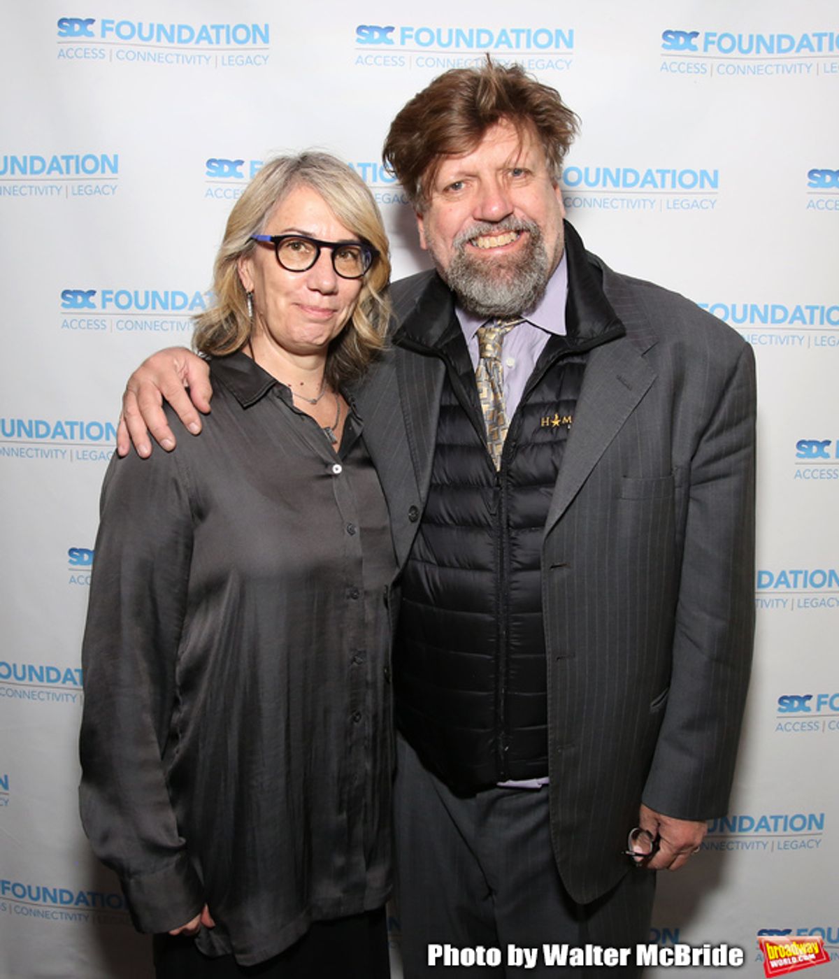 Laura Penn and Oskar Eustis at 