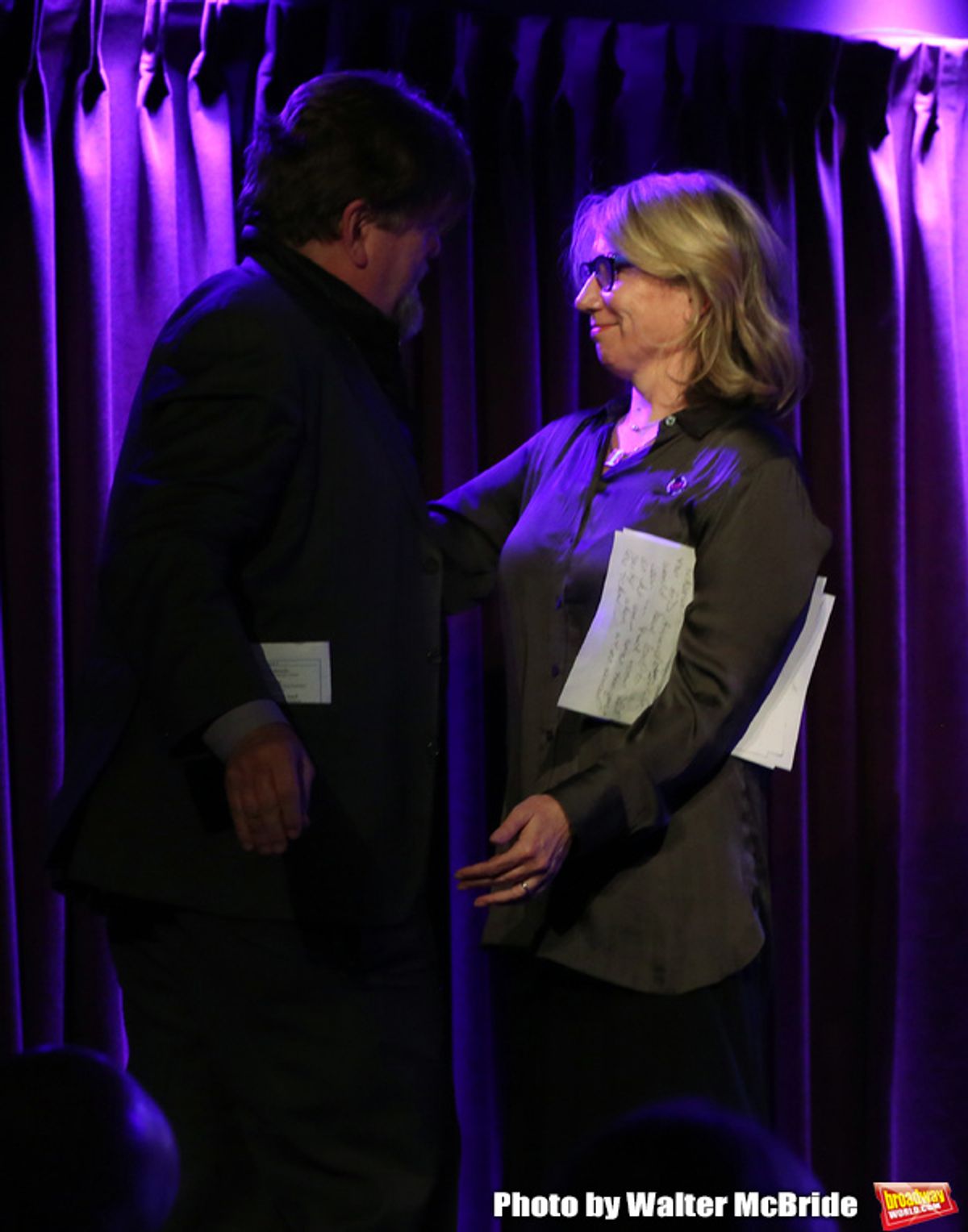 Oskar Eustis and Laura Penn at 