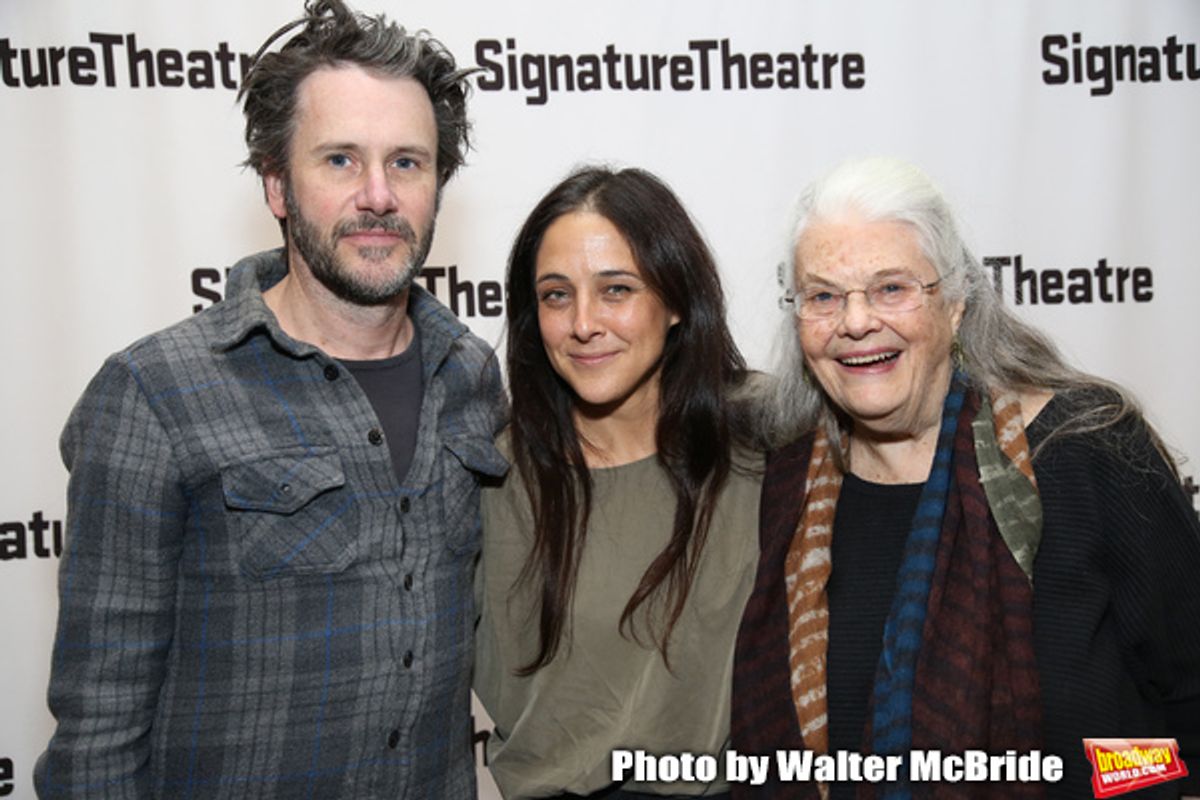 Josh Hamilton, Lily Thorne and Lois Smith  at 
