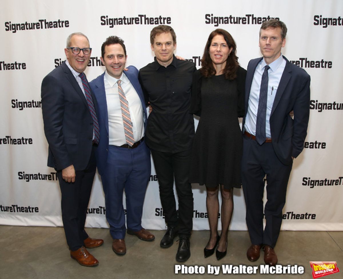 Harold Wolpert, Oliver Butler, Michael C. Hall, Paige Evans and Will Eno  at 