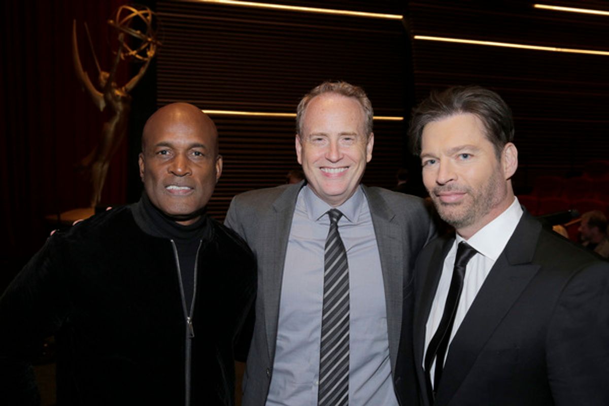 Kenny Leon, Robert Greenblatt, Harry Connick, Jr. at 