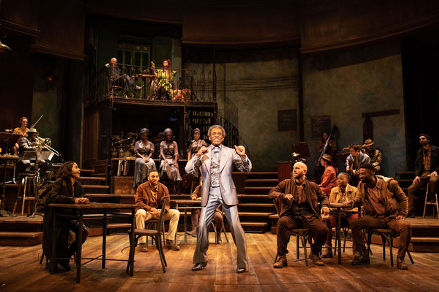 Photo Flash: All New Production Photos of HADESTOWN, Featuring Reeve Carney, Eva Noblezada, Patrick Page, and More!  Image