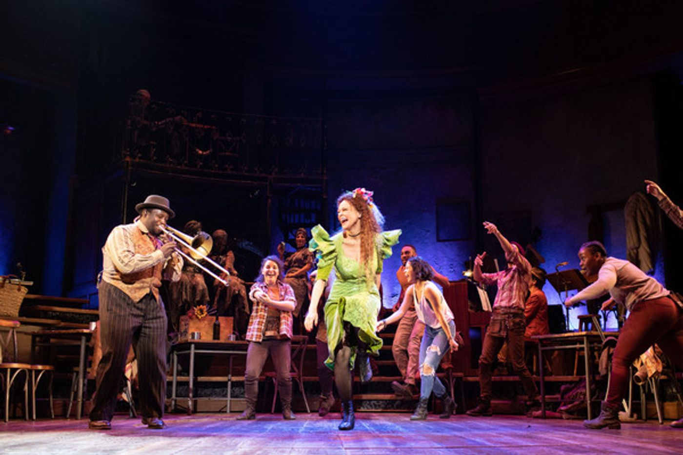 Photo Flash: All New Production Photos of HADESTOWN, Featuring Reeve Carney, Eva Noblezada, Patrick Page, and More!  Image