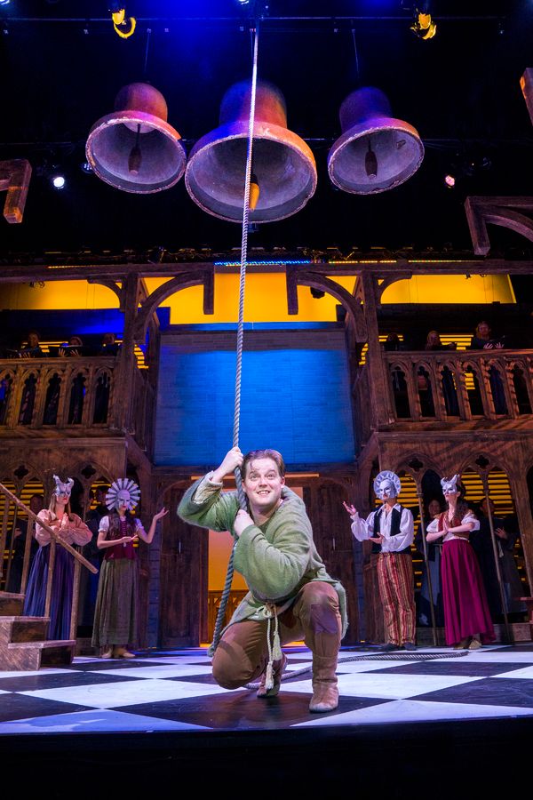 Colin Anderson as Quasimodo, and cast Photo