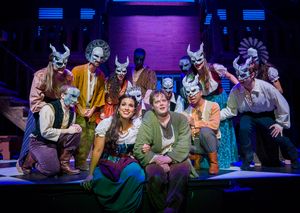 Gina Naomi Baez as Esmeralda, Colin Anderson as Quasimodo, and cast @ BroadwayWorld Gina Naomi Baez as Esmeralda, Colin Anderson as Quasimodo, and cast Photo