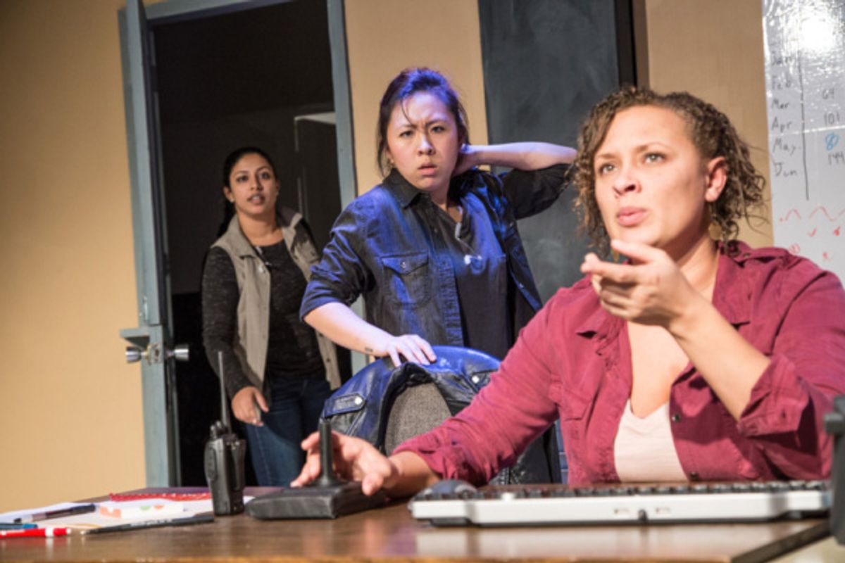 Teresa Kuruvilla, Stephanie Shum and Carmen Molina at 