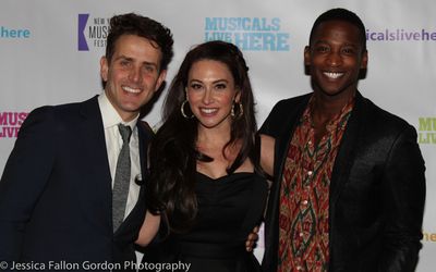 Joey McIntyre, Lesli Margherita, and  Photo