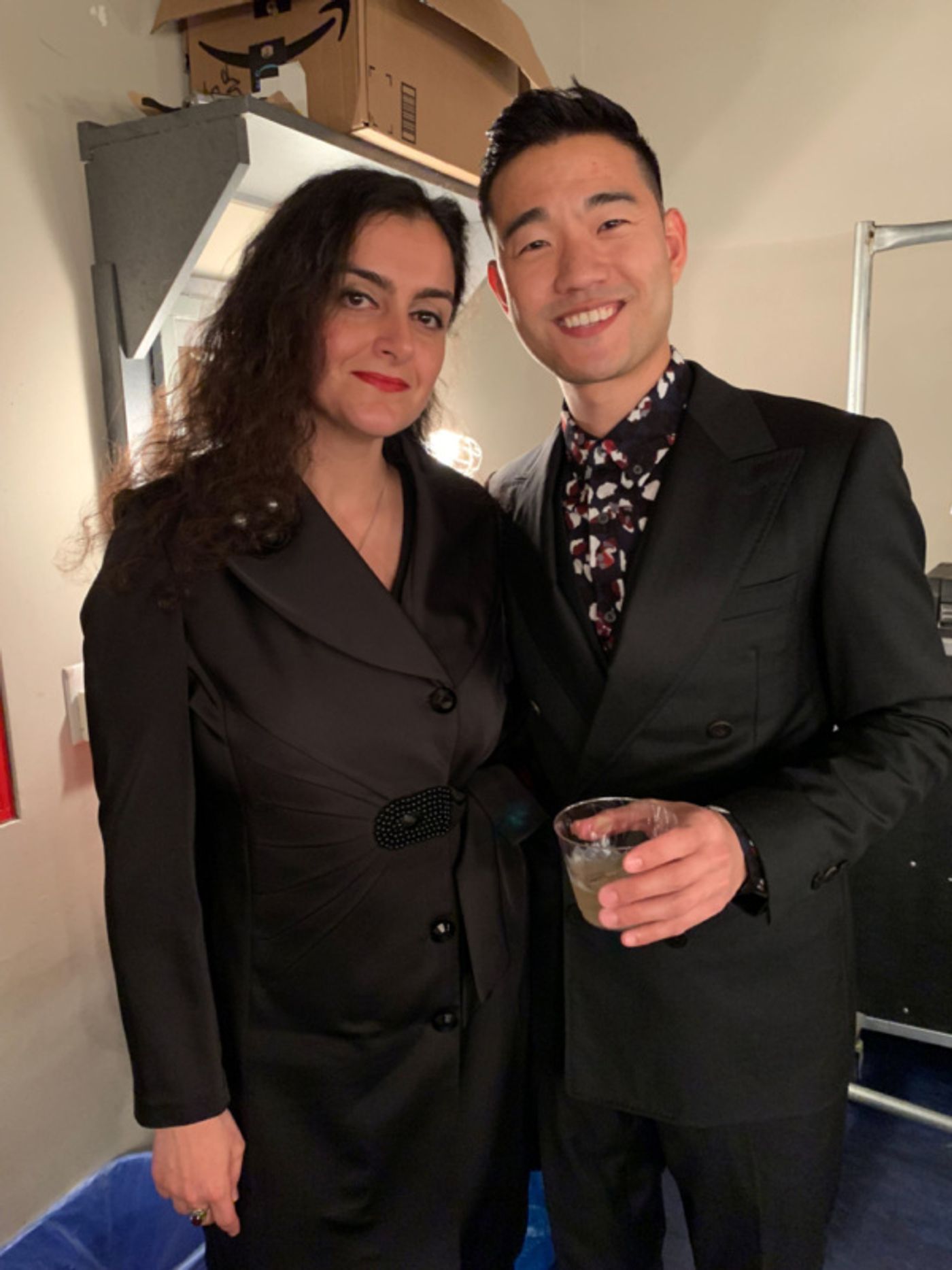 Photo Flash: Daniel K. Isaac And Shannon Tyo Celebrate Opening Night Of THE CHINESE LADY  Image