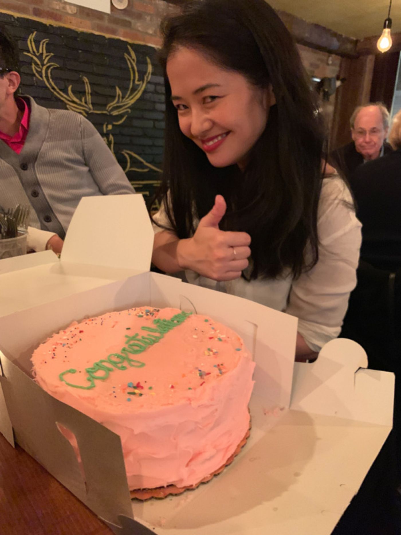 Photo Flash: Daniel K. Isaac And Shannon Tyo Celebrate Opening Night Of THE CHINESE LADY  Image