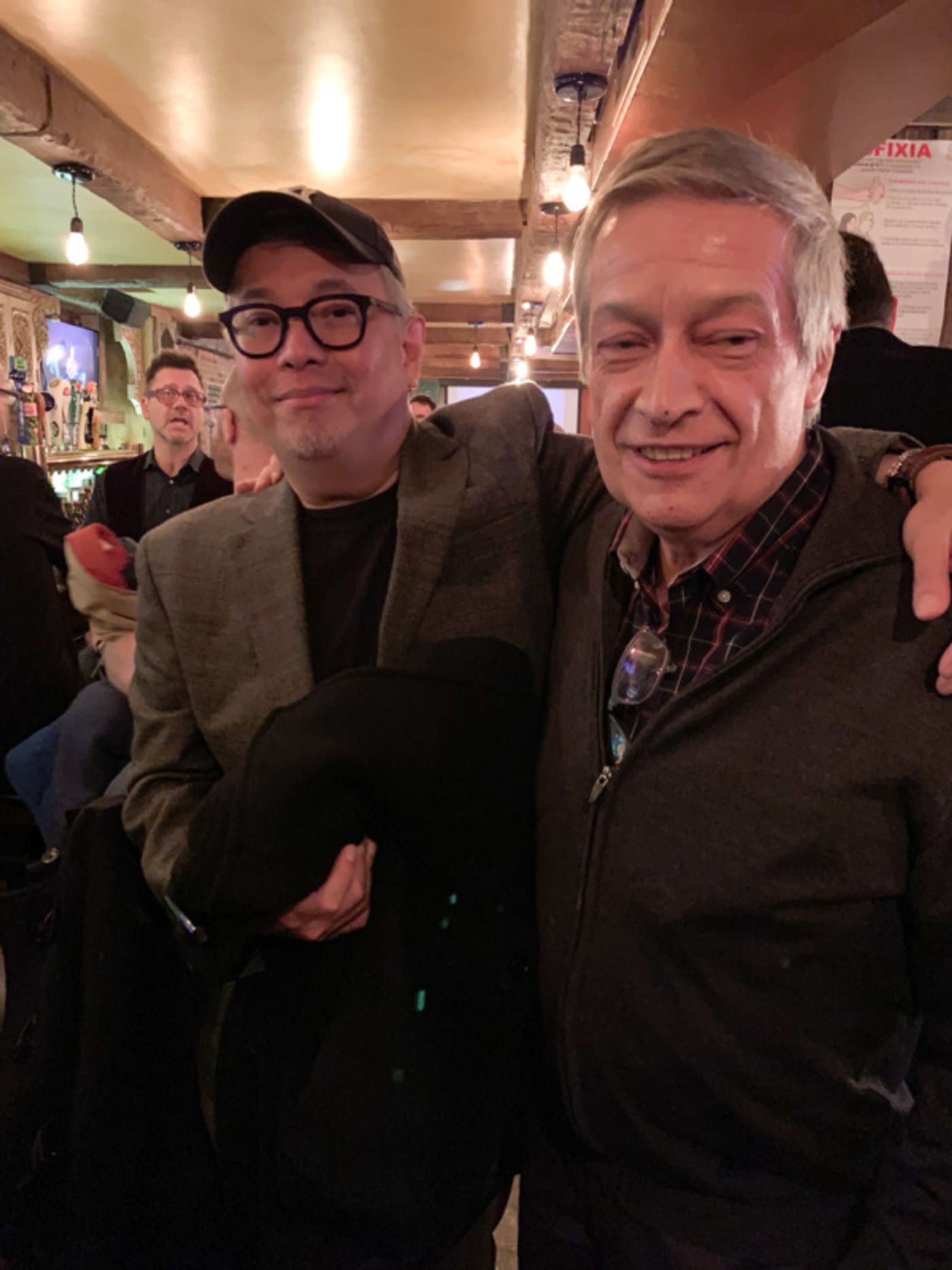 Photo Flash: Daniel K. Isaac And Shannon Tyo Celebrate Opening Night Of THE CHINESE LADY  Image
