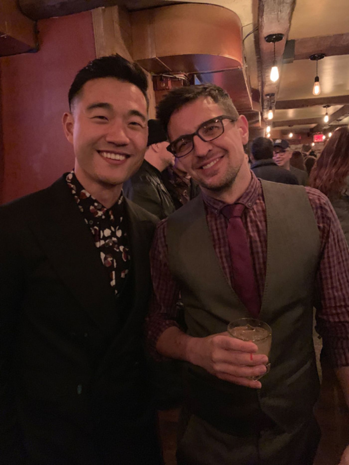 Photo Flash: Daniel K. Isaac And Shannon Tyo Celebrate Opening Night Of THE CHINESE LADY  Image