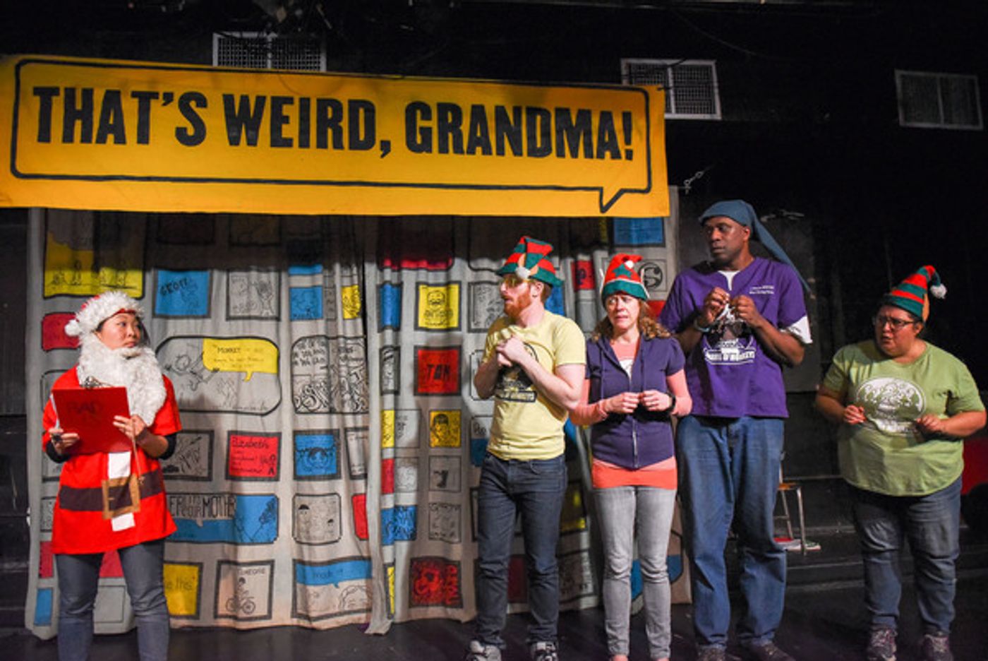 Photo Flash: Barrel of Monkeys Presents THAT'S WEIRD, GRANDMA Rings in the Holidays  Image