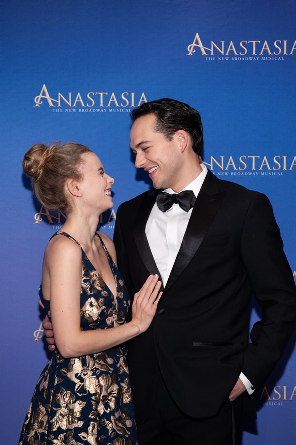   Lila  Coogan  and  Stephen  Brower Photo