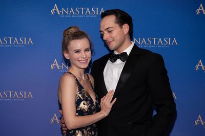   Lila  Coogan  and  Stephen  Brower Photo