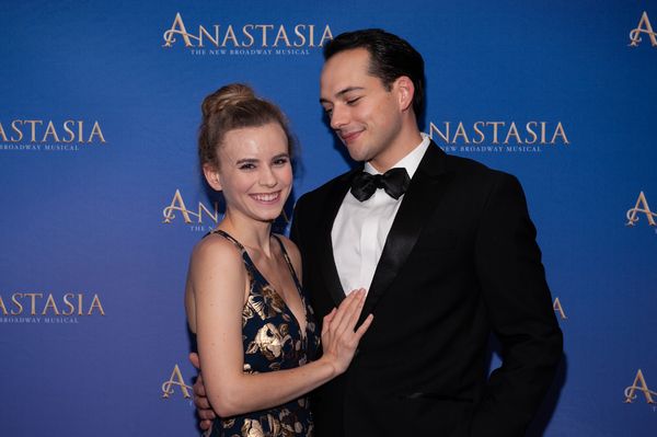   Lila  Coogan  and  Stephen  Brower Photo