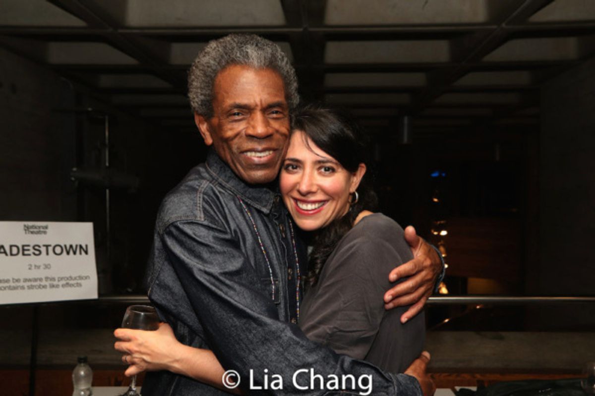 Andre De Shields and Director Rachel Chavkin at 