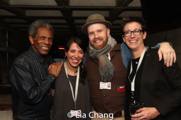 Andre De Shields, Rachel Chavkin and Liam Robinson and Rachel Hauck Photo