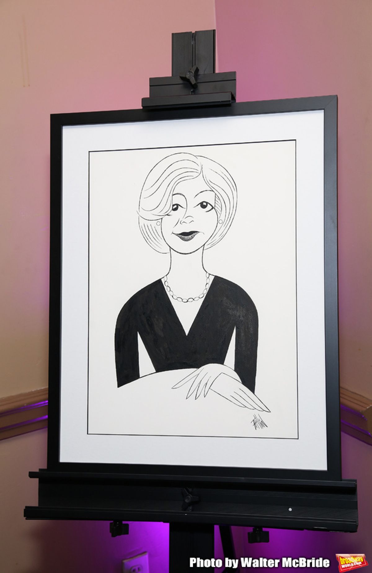 Ken Fallin drawing of Faith Hope Consolo at 