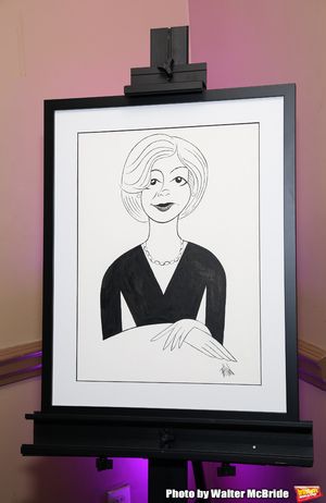 Ken Fallin drawing of Faith Hope Consolo Photo