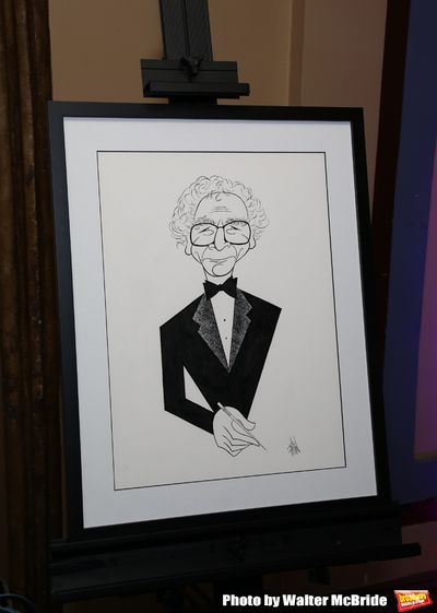 Ken Fallin drawing of Sheldon Harnick Photo