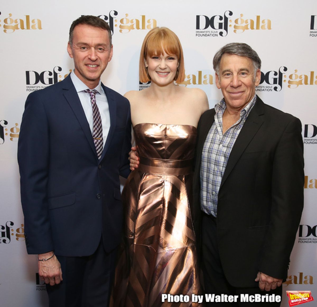 Andrew Lippa, Kate Baldwin and Stephen Schwartz at 