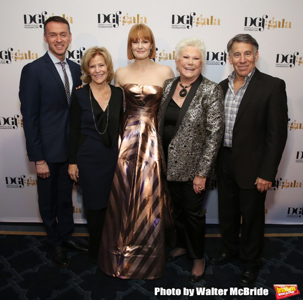 Andrew Lippa, Barbara Olcott, Kate Baldwin, Roe Green and Stephen Schwartz  at 