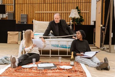 Imogen Doel, Anthony Nelson, Tamara Lawrance Photo