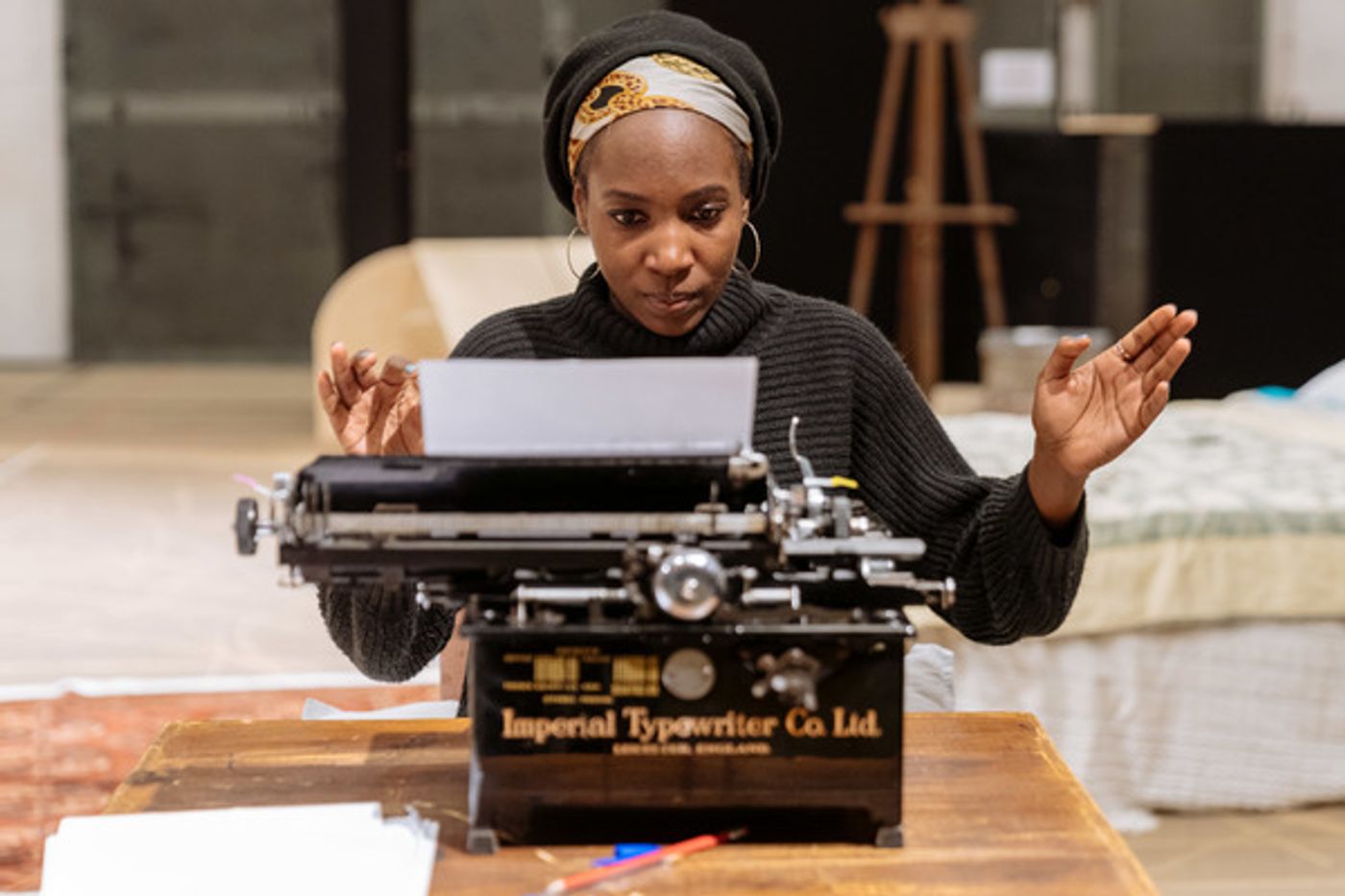 Photo Flash: Inside Rehearsal For THE TELL-TALE HEART at the National Theatre  Image