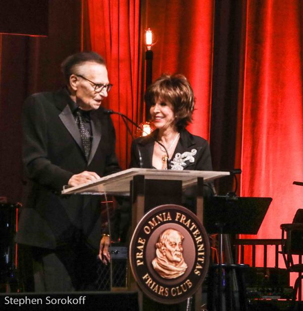 Larry King & Deana Martin at 