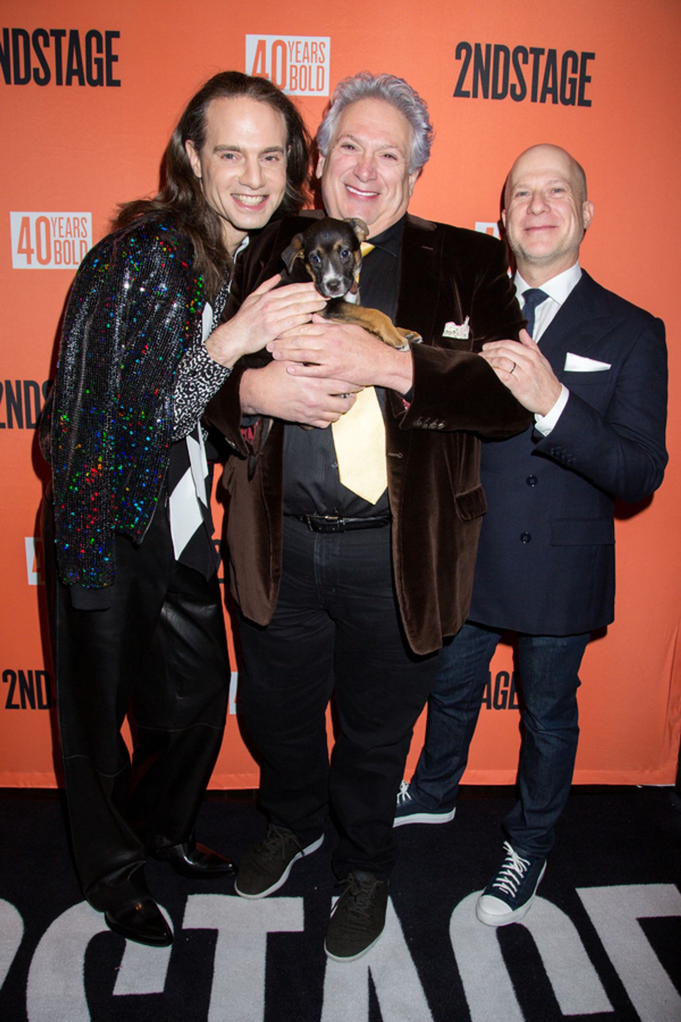 Photo Coverage: Broadway Snuggles Up with Puppies at Second Stage Benefit, Honoring Harvey Fierstein!  Image