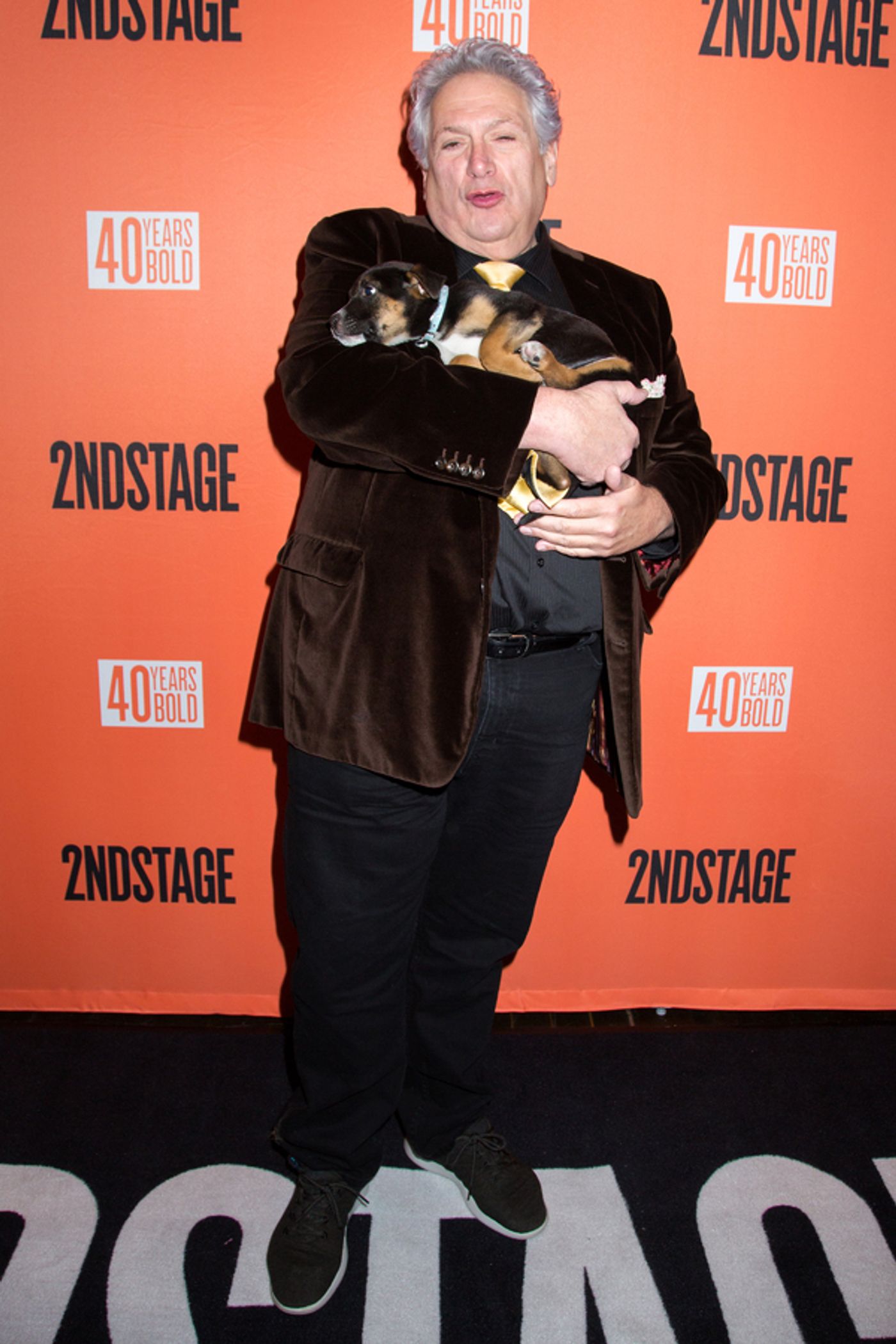 Photo Coverage: Broadway Snuggles Up with Puppies at Second Stage Benefit, Honoring Harvey Fierstein!  Image