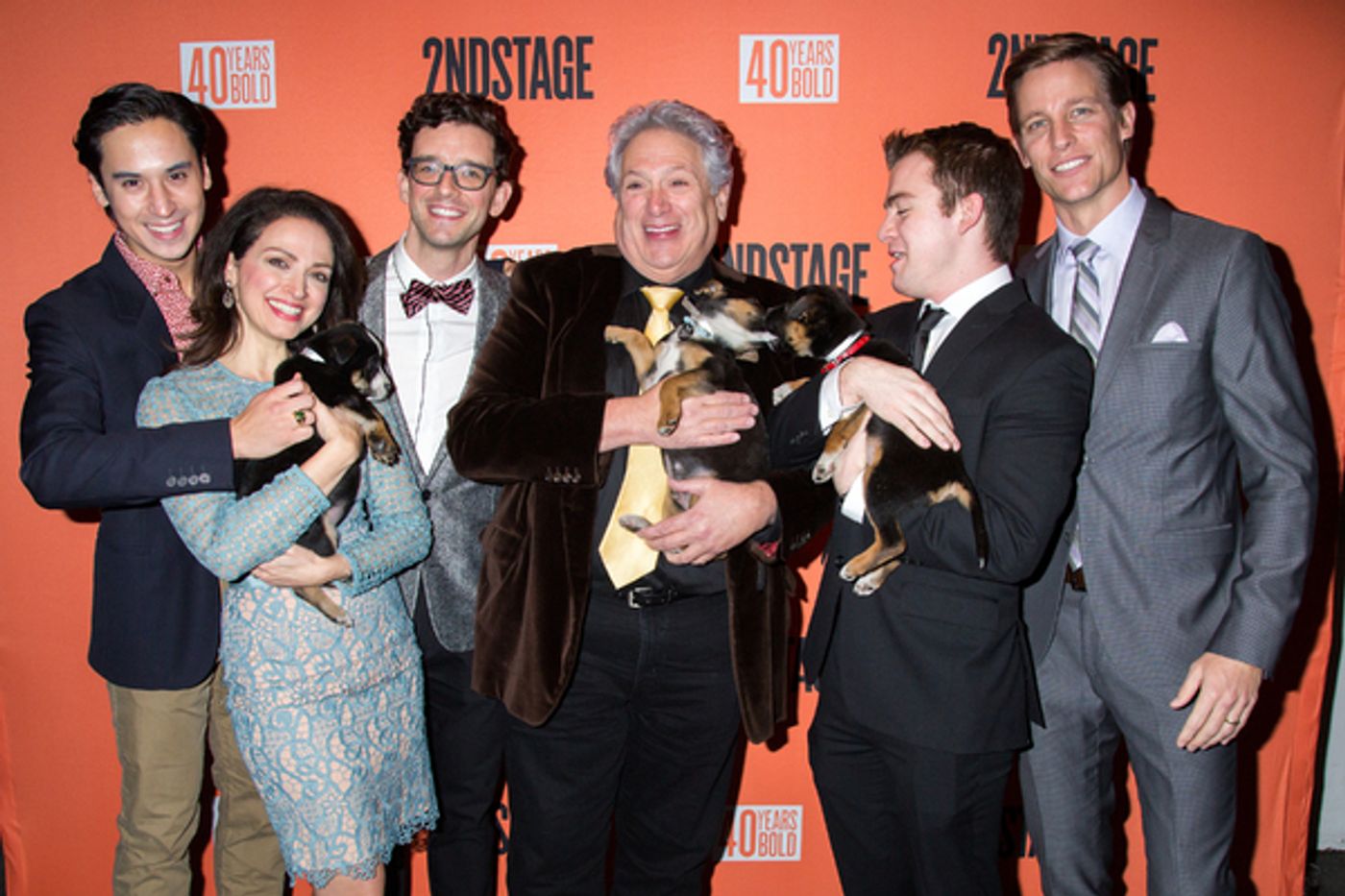 Photo Coverage: Broadway Snuggles Up with Puppies at Second Stage Benefit, Honoring Harvey Fierstein!  Image