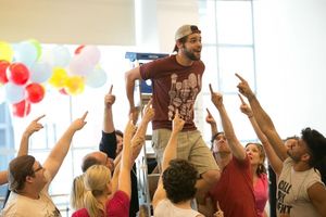 Jeremy Jordan in Finding Neverland Rehearsals Photo
