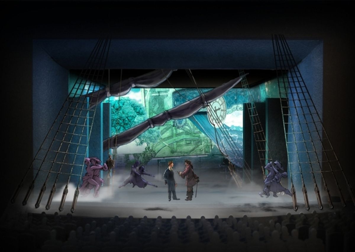 Finding Neverland Scenic Design by Scott Pask at 