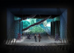 Finding Neverland Scenic Design by Scott Pask Photo