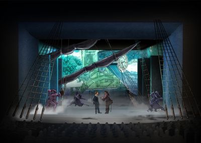 Finding Neverland Scenic Design by Scott Pask Photo