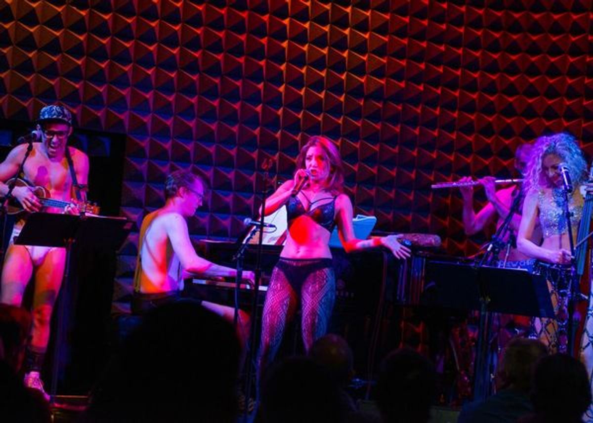 Christina Bianco, Nick Cearley, and Lauren Molina at 