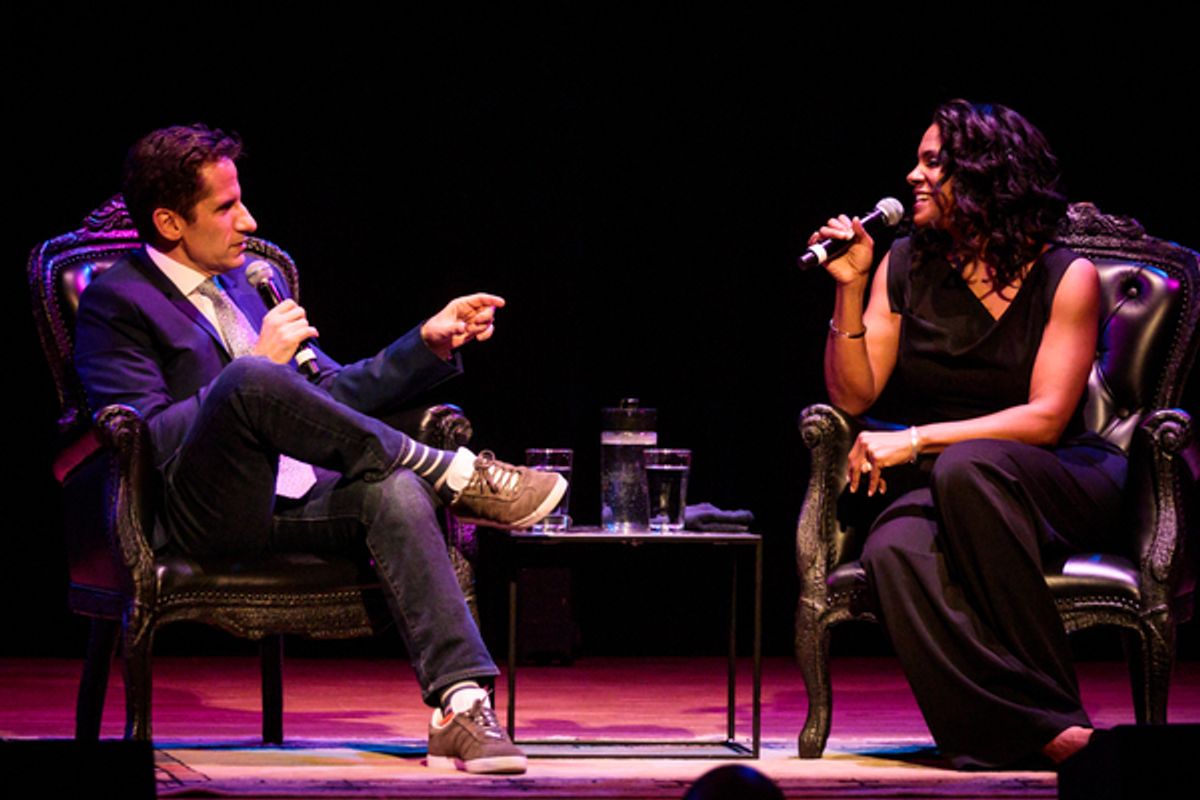 Seth Rudetsky, Audra McDonald at 