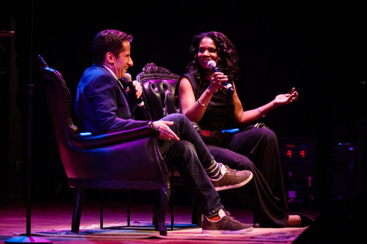 Seth Rudetsky, Audra McDonald at 