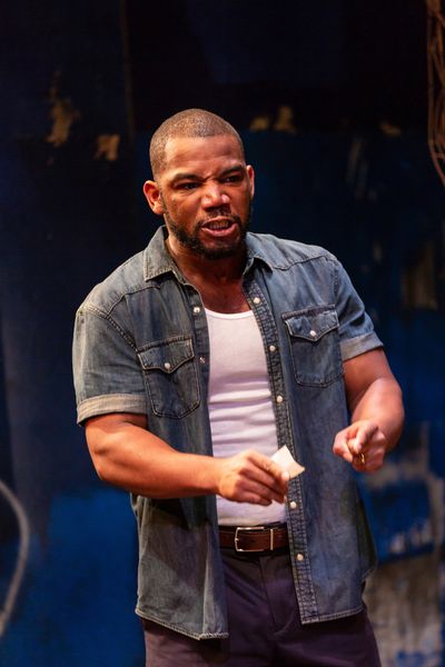Blake Morris (King Hedley II) in August Wilsonâ€™s King Hedley II at Two River T Photo