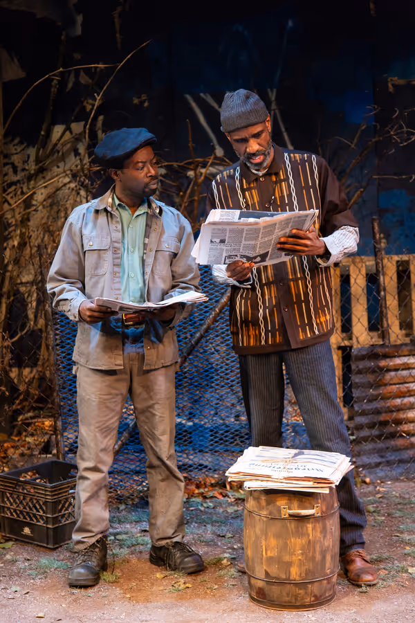 Charlie Hudson III (Mister) and Brian D. Coats (Stool Pigeon) in August Wilsonâ€ Photo