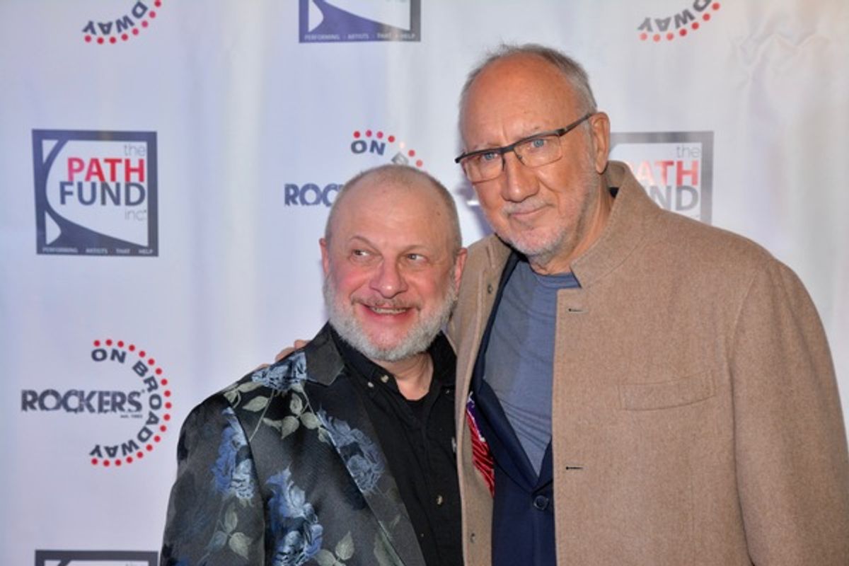 Henry Aronson and Pete Townsend at 