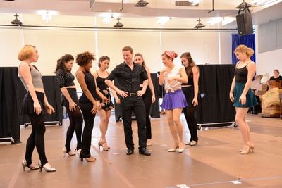 Jeff Kready and the ensemble dancers that include-Tricia DeSario, Taylor Fields, Kell Photo