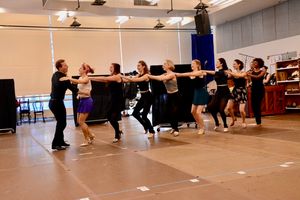 Jeff Kready and the ensemble dancers that include-Tricia DeSario, Taylor Fields, Kell Photo