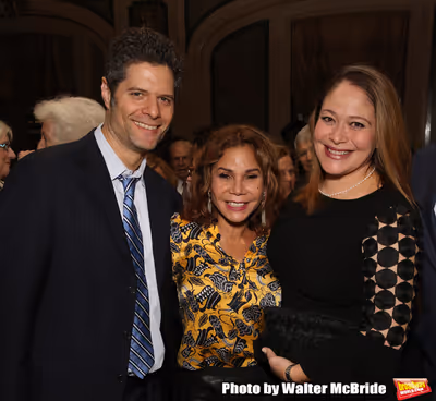 Tom Kitt, Daphne Rubin-Vega and Rita Pietropinto  Photo