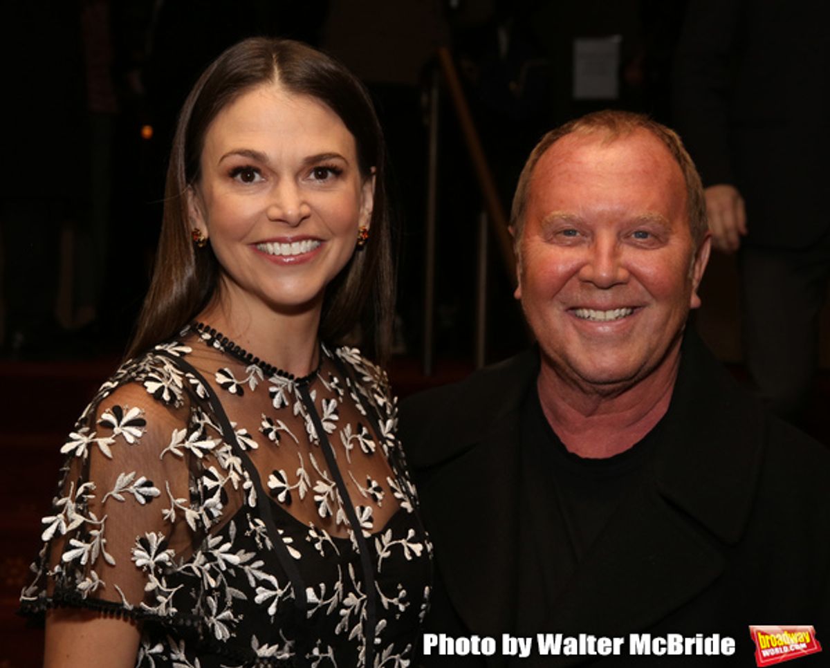Sutton Foster and Michael Kors  at 